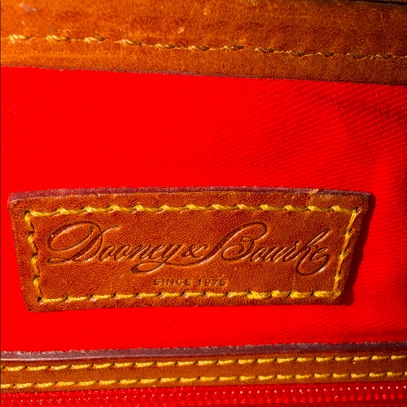 Vintage Dooney & Bourke Tan and Black Zebra Satchel - Picture 2 of 10